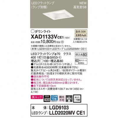 ѥʥ˥å LED饤 100  8H ⵤ̩SB ӡ24 å XAD1133VCE1