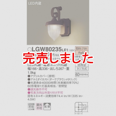 ѥʥ˥å LEDݡ饤 ŵ忧 ľշ ̩ķ ɱ Ȼ LGW80235LE1